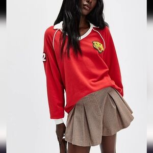 Free People Rugby Shirt